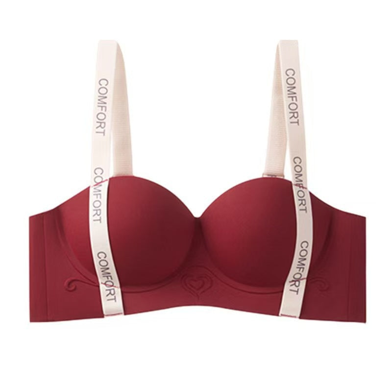 Seamless Wireless Bra (Red)